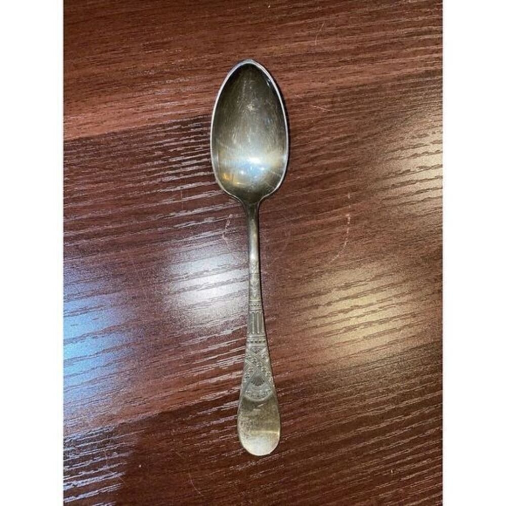 C. Rogers & bros X12L Silver-plate spoon Vintage